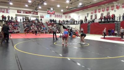 190 lbs Quarterfinal - Abigail Macke, Camanche vs Karise Benson, Dubuque Hempstead