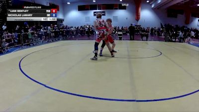 126 lbs Quarterfinal - Liam Bentley, Virginia Team Predator vs Nicholas Lamary, Integrity Wrestling Club