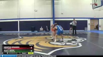 165 lbs Champ. Round 1 - Agustus Edwards, Coast Guard vs Scott DeFex, Johnson & Wales (RI)