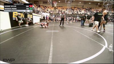 75-83 lbs Rr Rnd 2 - Donnie Taylor, El Reno Wrestling Club vs Maddox Peden, Perryville Elite Wrestling