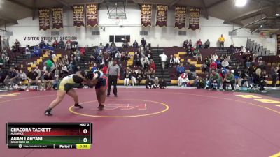 235 lbs Cons. Round 3 - Chacora Tackett, Alliance vs Agam Lahyani, Sycamore HS