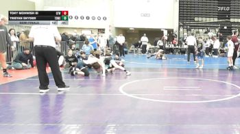 131 lbs Semifinal - Tony Mohwish III, CTWHALE Orca - MSE vs Tristan Snyder, TDWC Maniacs - MSE