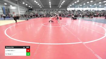 120 lbs Round Of 64 - Joseph Petriello, NJ vs Nathan Rose, SC