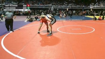 5A 190 lbs Champ. Round 1 - Rudy Velasquez, Midlothian Heritage vs Cade Haskins, Cedar Park