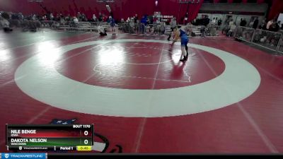 138 lbs Cons. Round 2 - Dakota Nelson, Wisconsin vs Nile Benge, Iowa