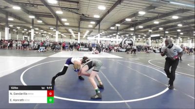 102 lbs Quarterfinal - Nicholas Gandarilla, Bronco WC vs Edwin Konrath, Desert Dogs WC