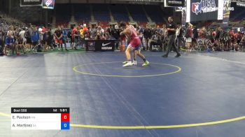 106 lbs Rnd Of 32 - Elijah Paulson, Minnesota vs Art Martinez, Georgia