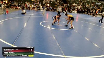 141 lbs Cons. Round 3 - Reed Patera, Iowa Western Community College vs Joseph Salazar, Trinidad State