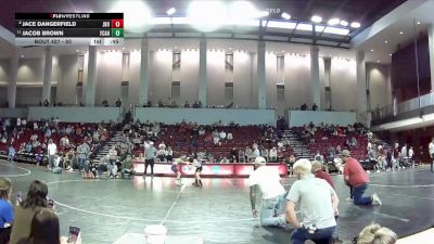 93 lbs Semifinal - Jacob Brown, FCA Hurricanes vs Jace Dangerfield, Jr Big Orange