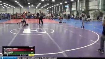 76 lbs Round 3 (6 Team) - Maddox Laymon, Terps Xtreme vs RJ Phalen, Ranger WC