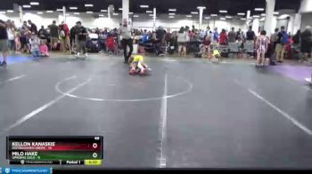 68 lbs Round 5 (10 Team) - Kellon Kanaskie, Distinguished Green vs Milo Hake, Uprising Gold