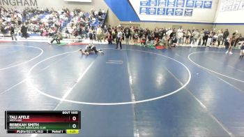 80 lbs Champ. Round 1 - Rebekah Smith, Grantsville Wrestling Club vs Tali Afele, Westlake