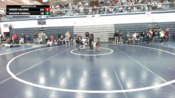 77 lbs Quarterfinal - Jackson Overall, Hawk Wrestling Club vs Jaeger Salcedo, Sandpoint Legacy Wrestling Club