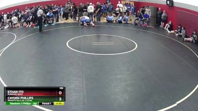 165 lbs Cons. Round 4 - Ethan Ito, Punahou Boys vs Cayden Phillips, Granite Hills (El Cajon)