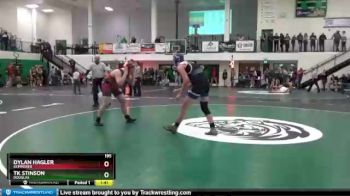 195 lbs Quarterfinal - Tk Stinson, Douglas vs Dylan Hagler, Kemmerer