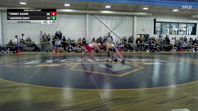 174 lbs Semifinal - Jackson Gray, Ithaca vs Kenny Sauer, Oneonta State