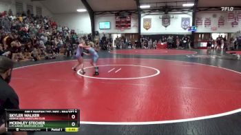 Bracket 9 lbs Semifinal - Skyler Walker, Keokuk Kids Wrestling Club vs McKinley Stecher, L-M Junior Wrestling Club