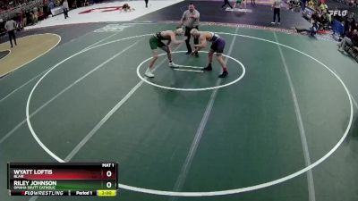 Champ. Round 1 - Riley Johnson, Omaha Skutt Catholic vs Wyatt Loftis, Blair