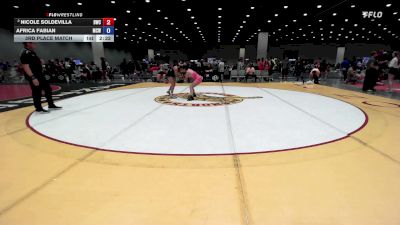 110 lbs 3rd Place Match - Nicole Soldevilla, Borger Wrestling Club vs Africa Fabian, MoWest Championship Wrestling