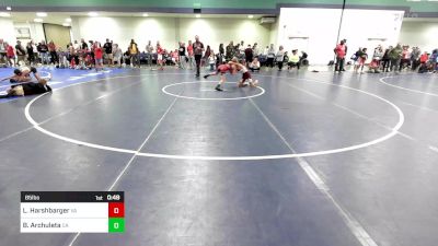 85 lbs Consi Of 4 - Liam Harshbarger, VA vs Brixton Archuleta, CA