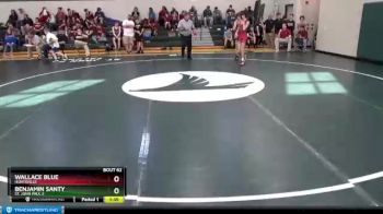 106 lbs Round 2 - Wallace Blue, Huntsville vs Benjamin Santy, St. John Paul II