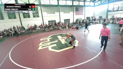 144-146 lbs Champ. Round 1 - Jackson Parnell, Bulls Wrestling Club vs Daniel Presley, Collum Trained School Of Wrest