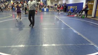 136 lbs Round Of 16 - Naveah Feeley-Mack, Morgantown-WV vs Saphia Davis, Plum