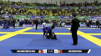 Luna Rosado Rocha vs Lara Camily Nunes Da Silva 2025 Brasileiro Jiu-Jitsu IBJJF
