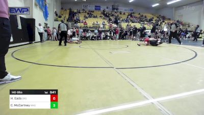 140-B lbs Semifinal - Hunter Kinyon, Wagoner vs Phoenix Laroque, Tahlequah Wrestling Club