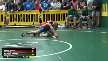 138 lbs Quarterfinal - Owen Miller, OAK HARBOR vs Maddox Harris, Lake (Uniontown)