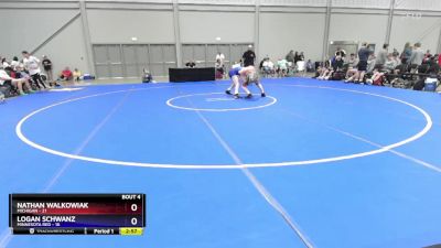 126 lbs Round 1 (8 Team) - Nathan Walkowiak, Michigan vs Logan Schwanz, Minnesota Red