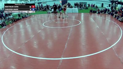 120 lbs Makynlee Cova, California vs Carleigh Arjes, Iowa