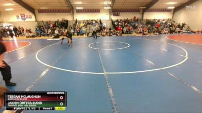 157B Quarterfinal - Teegan McLaughlin, Burns/Pine Bluffs vs Jaiden Ortega-Hand, Thunder Basin High School