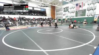 285 lbs Champ. Round 1 - Robert Crowe, South Torrance vs Kevin Bennett, Long Beach Poly