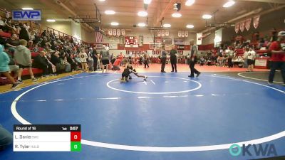 49 lbs Round Of 16 - Lainey Davie, Salina Wrestling Club vs River Tyler, Hulbert