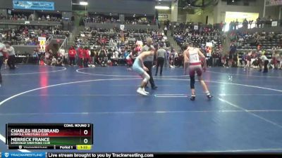 130 lbs Cons. Round 2 - Charles Hildebrand, Norfolk Wrestling Club vs Merreck France, Louisville Wrestling Club