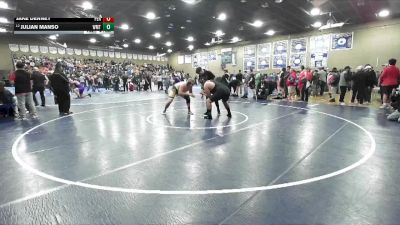 285 lbs Champ. Round 2 - Jake Denney, Peninsula vs Julian Manso, Westmont