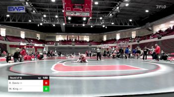 110 lbs Round Of 16 - Rylee Davis, Duncan Demons vs Madison King, Jay High School