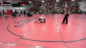 132 lbs Cons. Round 3 - Gianni Kulich, San Clemente vs Naphat Butler, Palisades