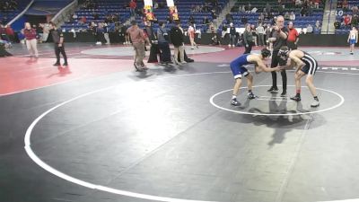 132 lbs Consi Of 16 #2 - Kane Davis, Milford NH vs Bobby Beyerle, Ashland