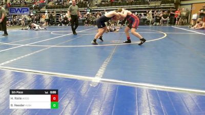 110 lbs 5th Place - Henry Raile, Woodward Youth Wrestling vs Beau Reeder, Husky Wrestling Club