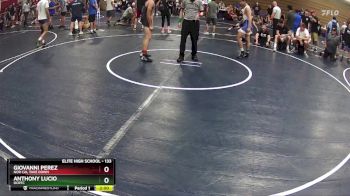 133 lbs Champ. Round 2 - Giovanni Perez, Nor Cal Take Down vs Anthony Lucio, OCRTC