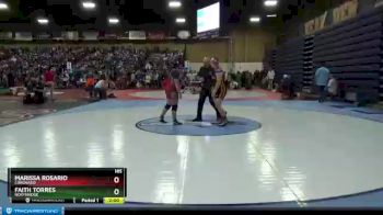 185 lbs Quarterfinal - Faith Torres, Northridge vs Marissa Rosario, Coronado