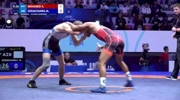 70 kg Qualif. - Shehabeldin Mohamed, Egypt vs Mikita Dzemchanka, Individual Neutral Athletes