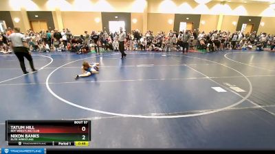 67 lbs Champ. Round 1 - Tatum Hill, Roy Wrestling Club vs Nixon Banks, Elite Wrestling