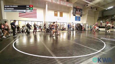 155 lbs Final - Elijah Tolander, Team Tulsa Wrestling Club vs Eli Boggan, Team Tulsa Wrestling Club