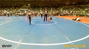 64 lbs Consi Of 16 #1 - Lucas Thompson, Lebanon Die Hard Wrestling vs Aiden Kruttlin, MI-Rev