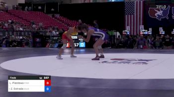 112 lbs Final - Lorianna Piestewa, Stars And Stripes Wrestling Club vs Zao Estrada, Daughters Of Zion Wrestling