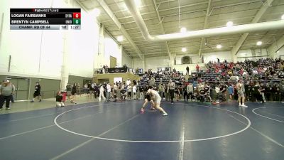120B lbs Champ. Rd Of 64 - Logan Fairbanks, Syracuse vs Brentyn Campbell, Union