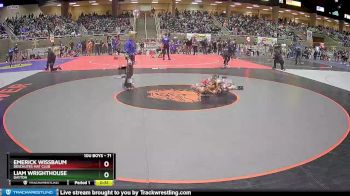 71 lbs Cons. Round 3 - Liam Wrighthouse, Dayton vs Emerick Wissbaum, Deschutes Mat Club